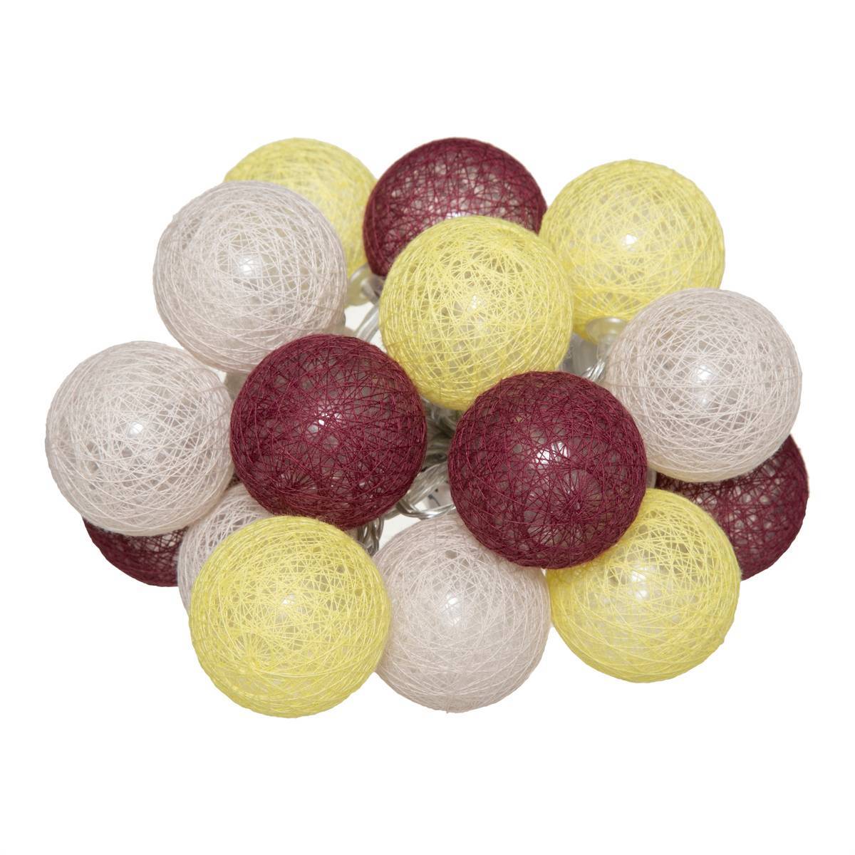 Atmosphera - Guirlande LED à piles 16 boules - Atmosphera Créateur d'intérieur - Image 1