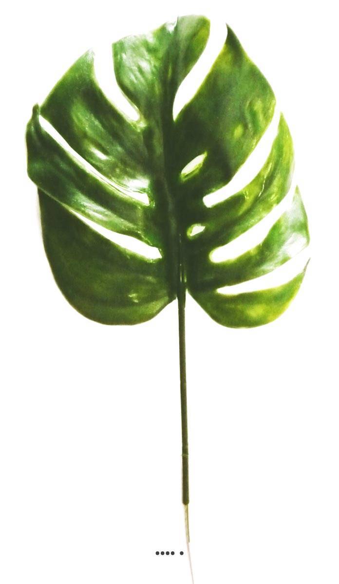 Artificielles - Feuille de Philodendron H39cm Plastique pour extérieur D15cm Originale