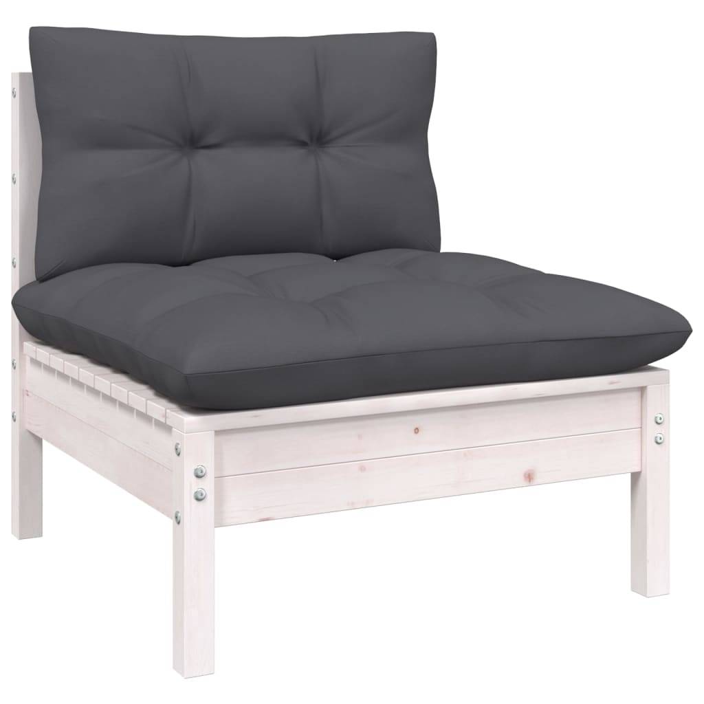 Prolenta Premium - Banc de jardin Blanc 64 X 64 cm - Prolenta Premium - Image 1