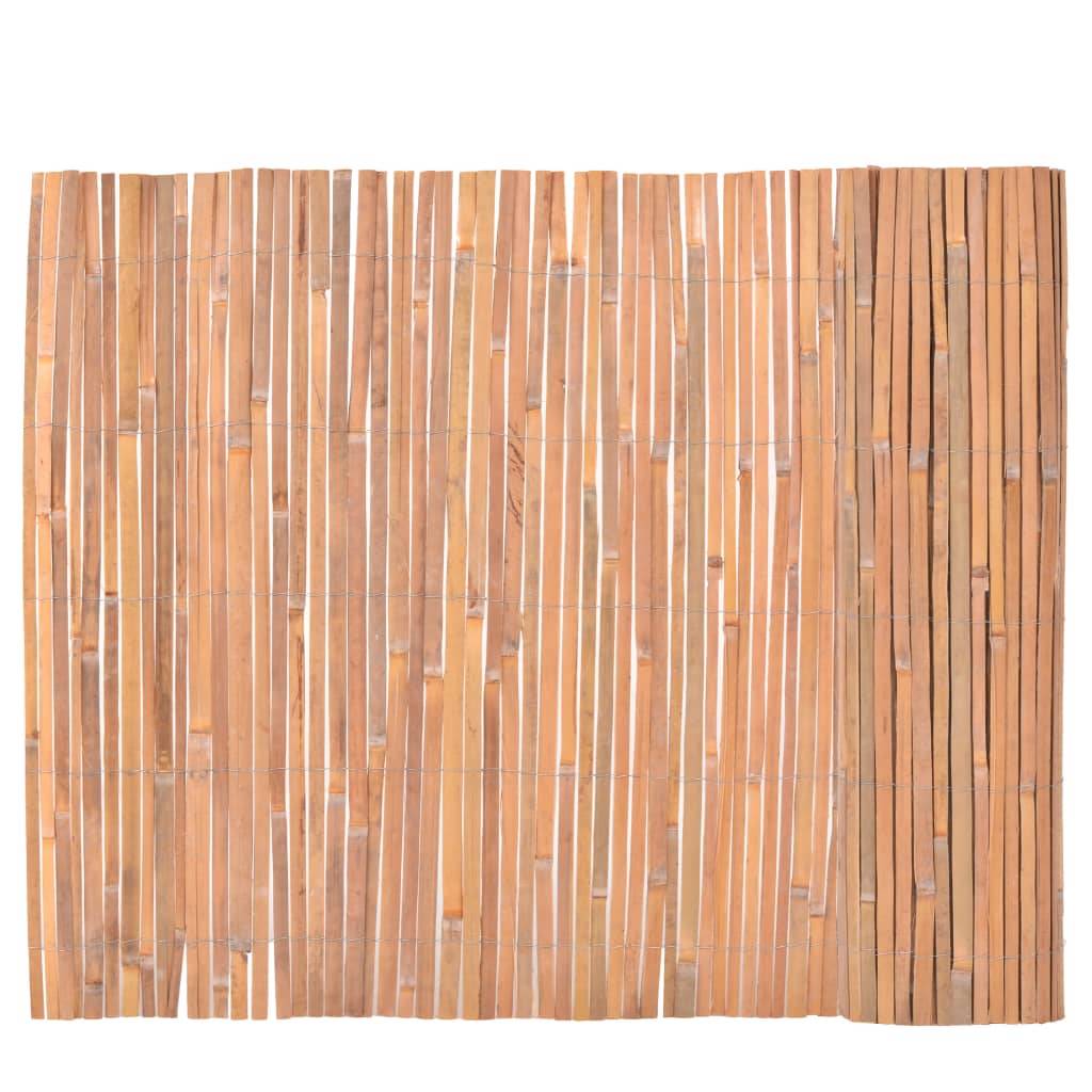 Clôture en bambou 100 x 400 cm - PANGIVO - Image 1