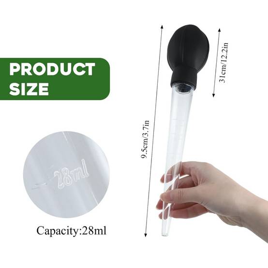 Pipette compte-gouttes 100ml - Cuisine & jardin - Échelle graduée - Alimentaire - Image 2