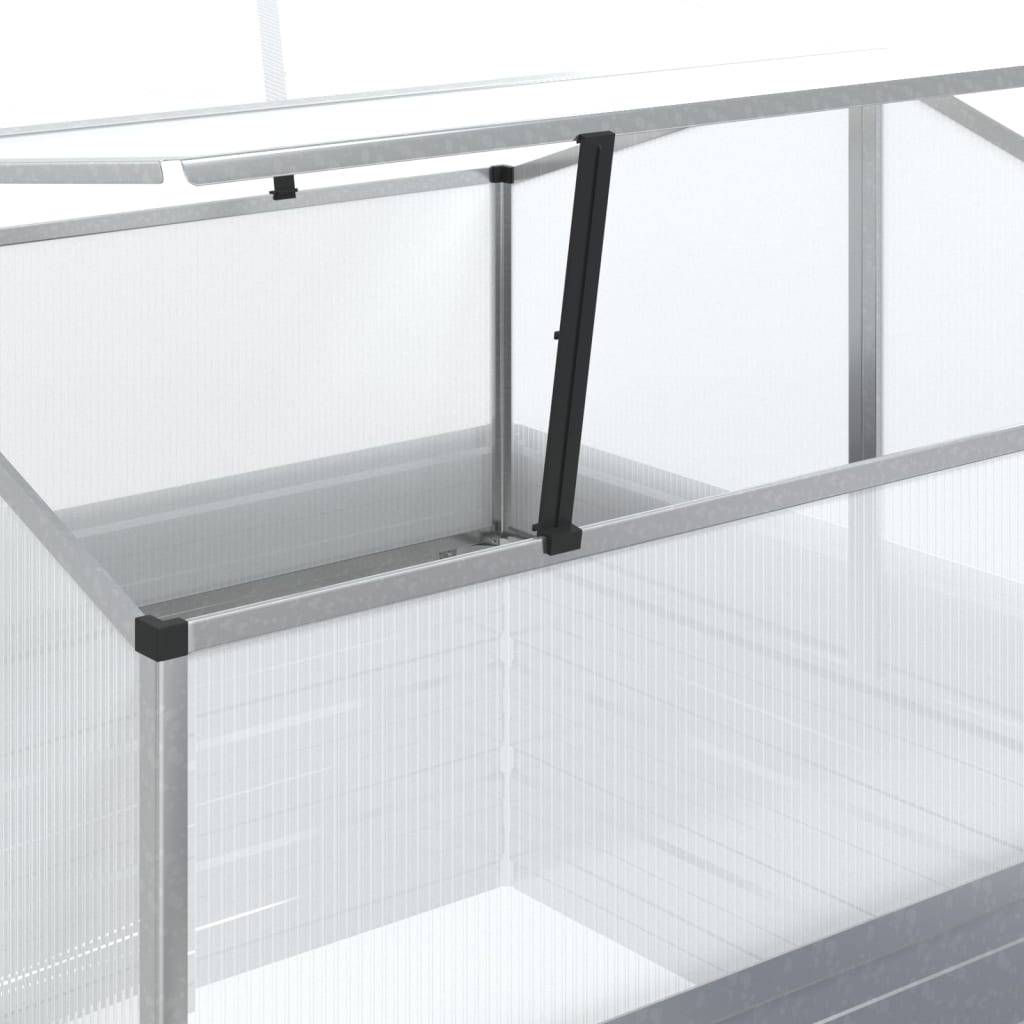 ComfortXL - Carré potager surélevé avec serre acier galvanisé pour jardin balcon argenté – ComfortXL Outdoor Living - Image 7