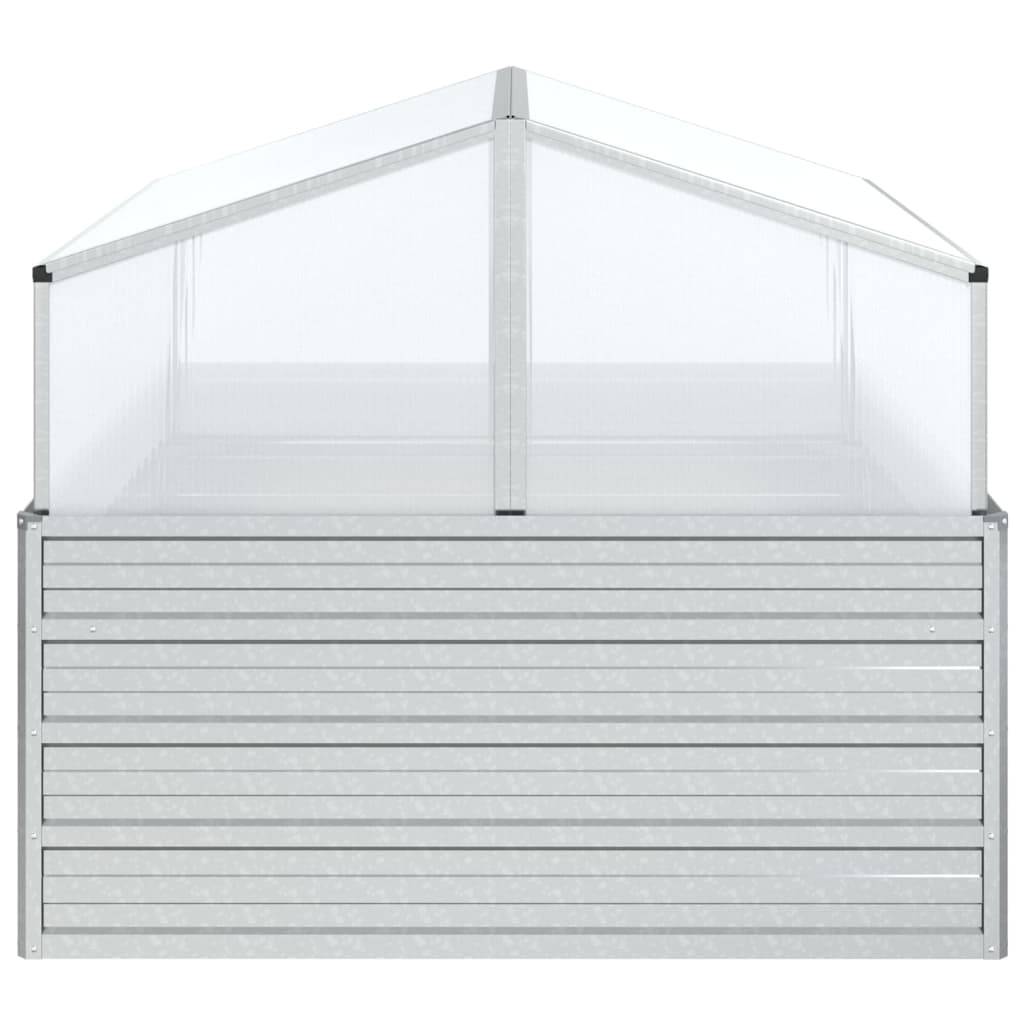 ComfortXL - Carré potager surélevé avec serre acier galvanisé pour jardin balcon argenté – ComfortXL Outdoor Living - Image 5