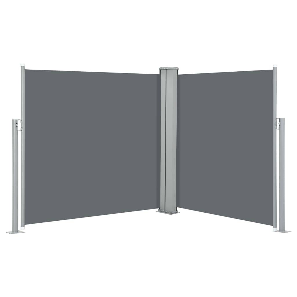 Helloshop26 - Auvent latéral rétractable 100 x 600 cm anthracite - Imagen 2