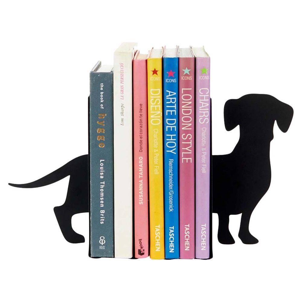 Balvi - Serre-livres en métal noir Animaux Teckel Balvi - Imagen 2