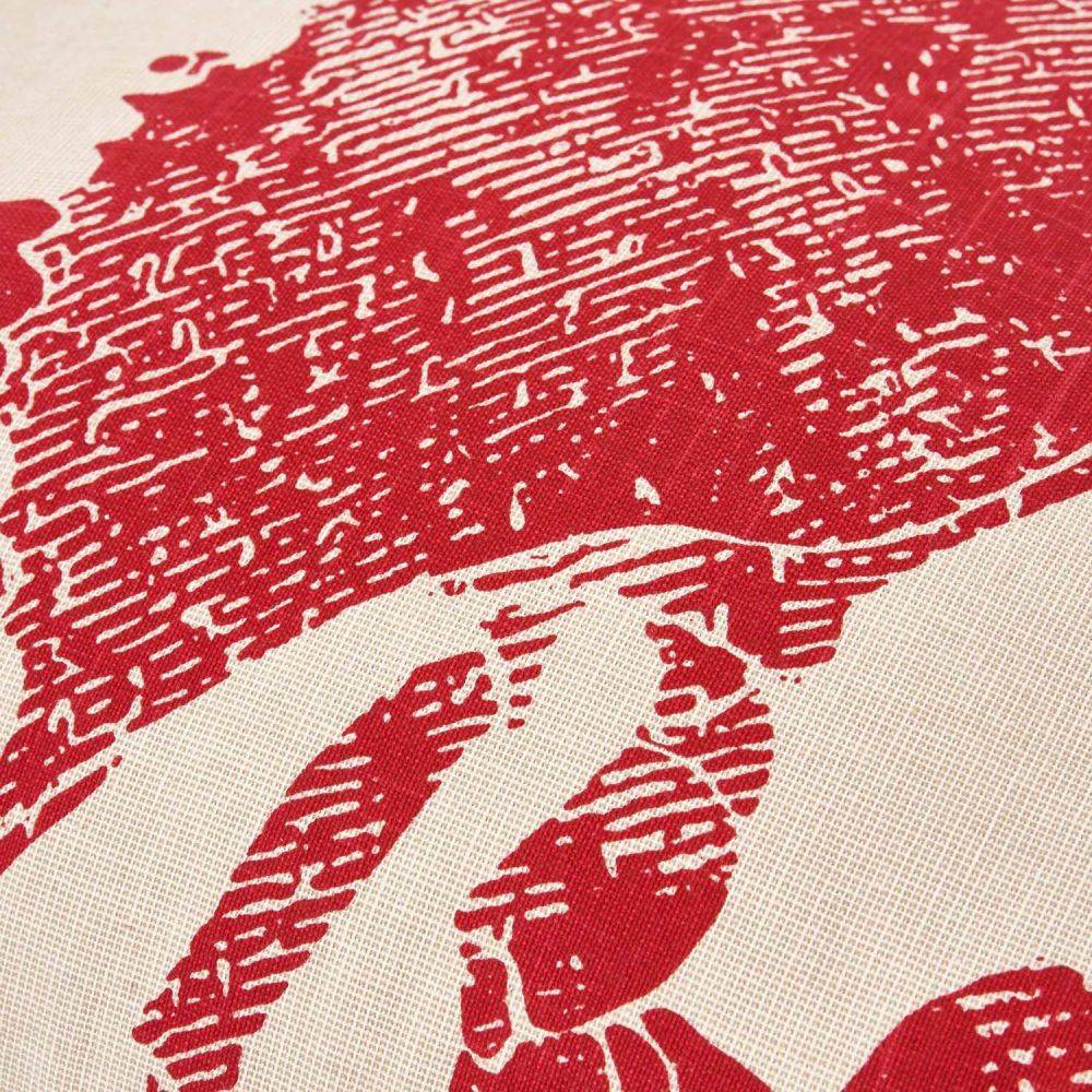 Batela - Coussin en coton Sea 45 x 45 cm Crabe rouge Batela - Imagen 3