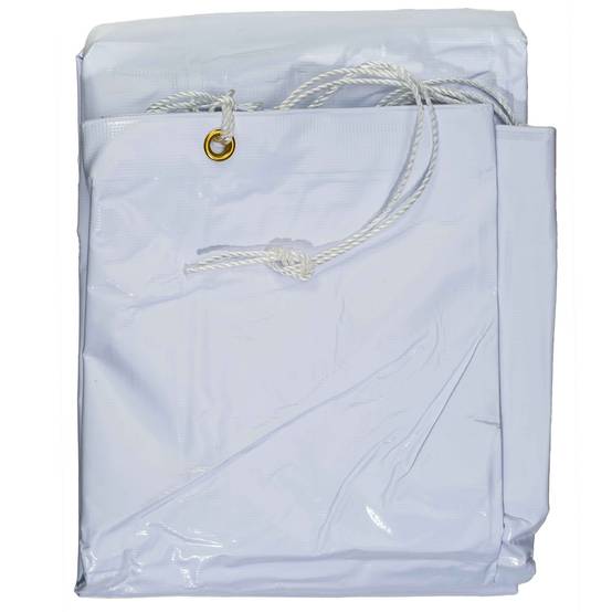 Ribimex - Bâche blanche PVC 3x5 m 650 g/m2 - Image 2