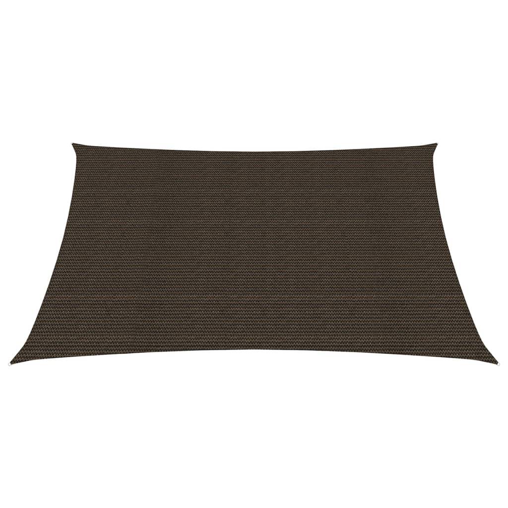 Helloshop26 - Voile d'ombrage 160 g/m² 2,5 x 3 m PEHD marron - Imagen 2