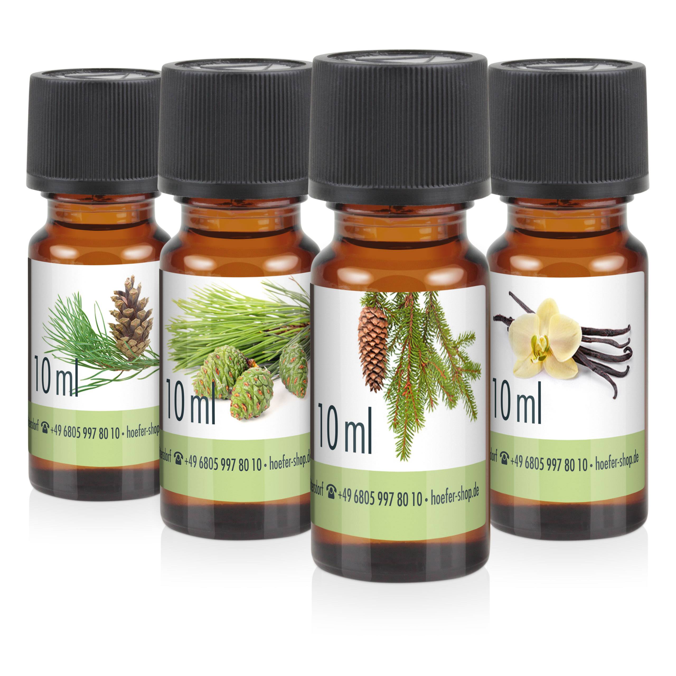 Huiles parfumées 4 x 10 ml - Set 4 x 1