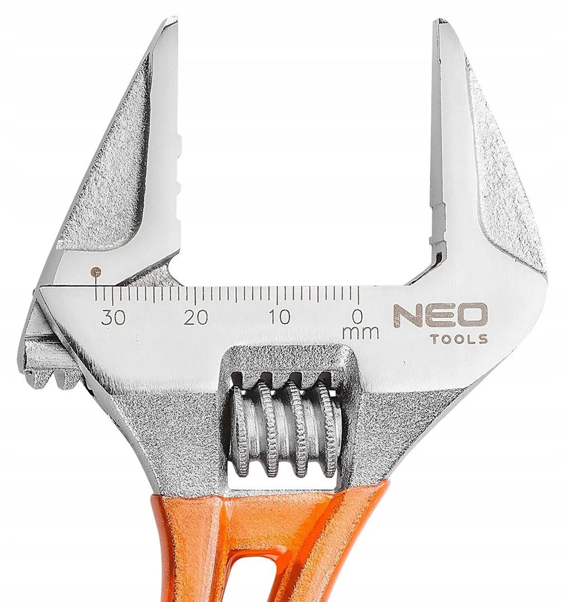 Neo Tools - Clés à molette manche metal plastifié 0-32 mm NEO TOOLS - taille 139 mm - NEO TOOLS - Imagen 2