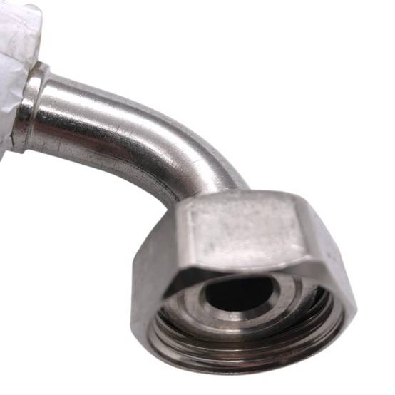Flexible coudé Ø24mm raccordement Mâle droit 1'' - Femelle coudé 1'' Longueur 100cm - Image 3