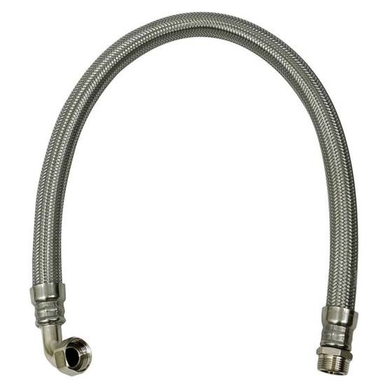 Flexible coudé Ø24mm raccordement Mâle droit 1'' - Femelle coudé 1'' Longueur 100cm - Image 4