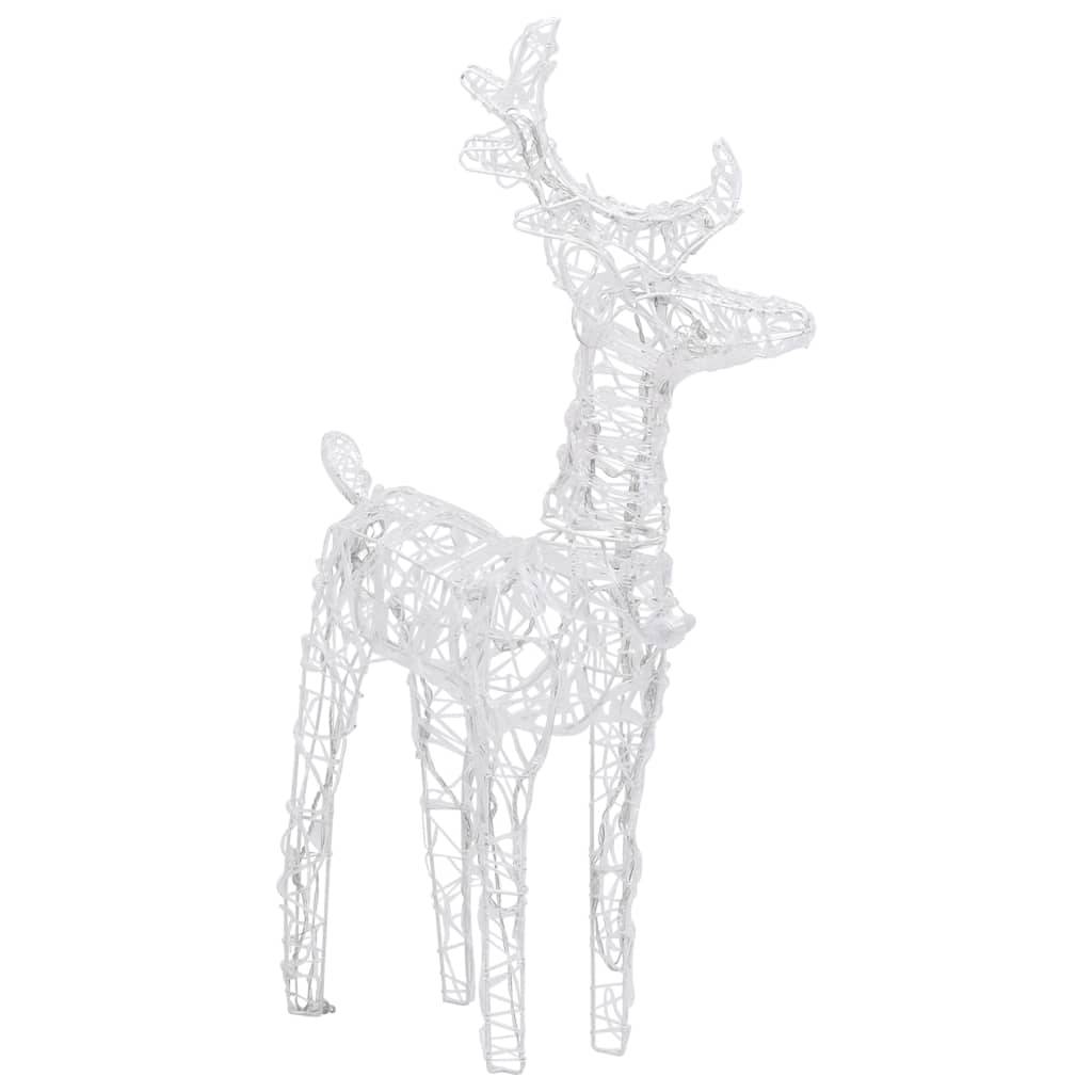 Renne et Traîneau Lumineux en Acrylique 320 LED Noël Extérieur Blanc Chaud – ComfortXL Outdoor Living - Image 7