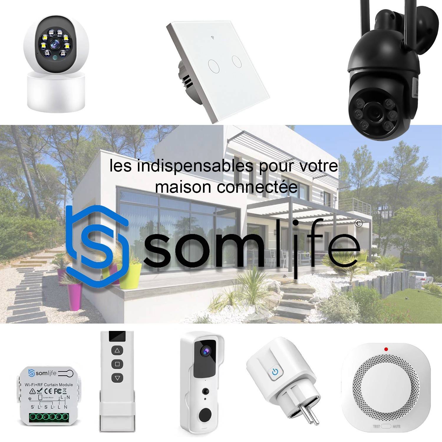 Prise connectée SomLife application tuya smart life contrôle de consommation Compatible avec Alexa/Google Home - Image 7