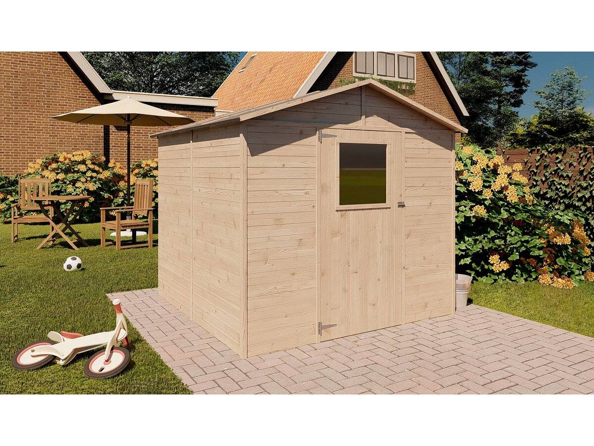 Abri De Jardin Bois 4,5 M² "aude" - 15 Mm -habitat Et Jardin - Imagen 2