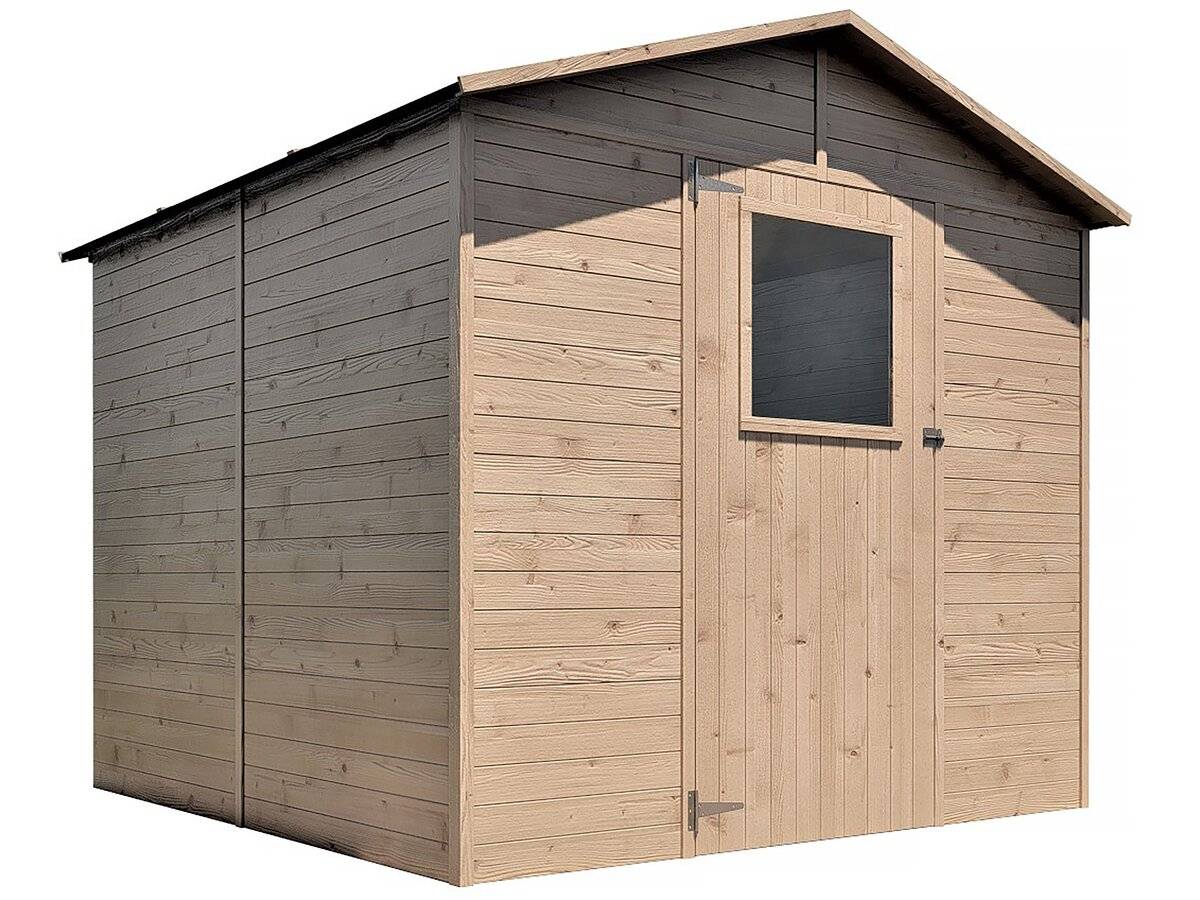 Abri De Jardin Bois 4,5 M² "aude" - 15 Mm -habitat Et Jardin - Imagen 1