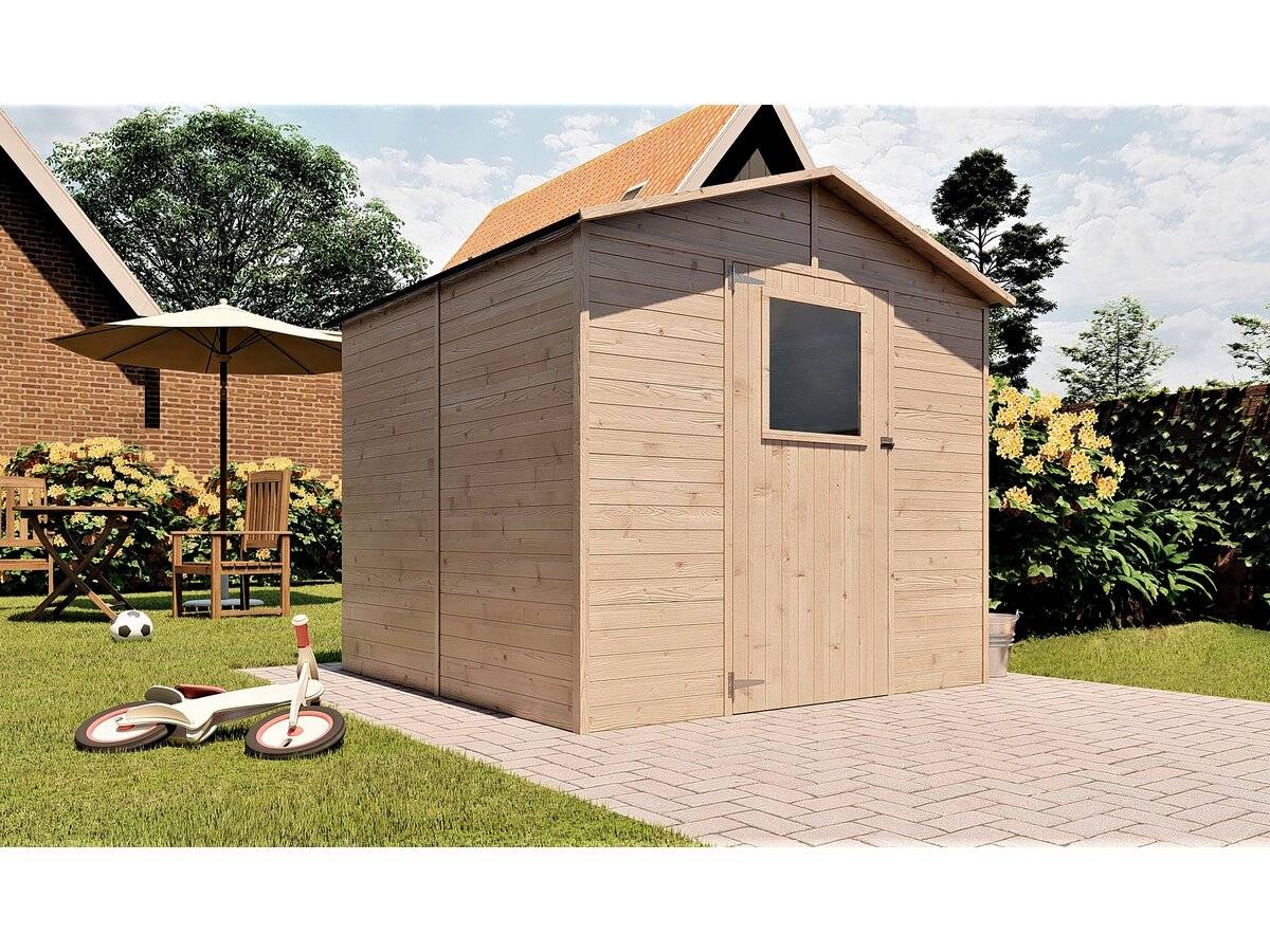 Abri De Jardin Bois 4,5 M² "aude" - 15 Mm -habitat Et Jardin - Imagen 4