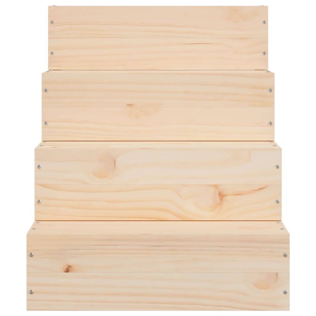 Vidaxl - Escalier pour animaux de compagnie 40x49x47 cm Bois de pin vidaXL 822466 - Imagen 5