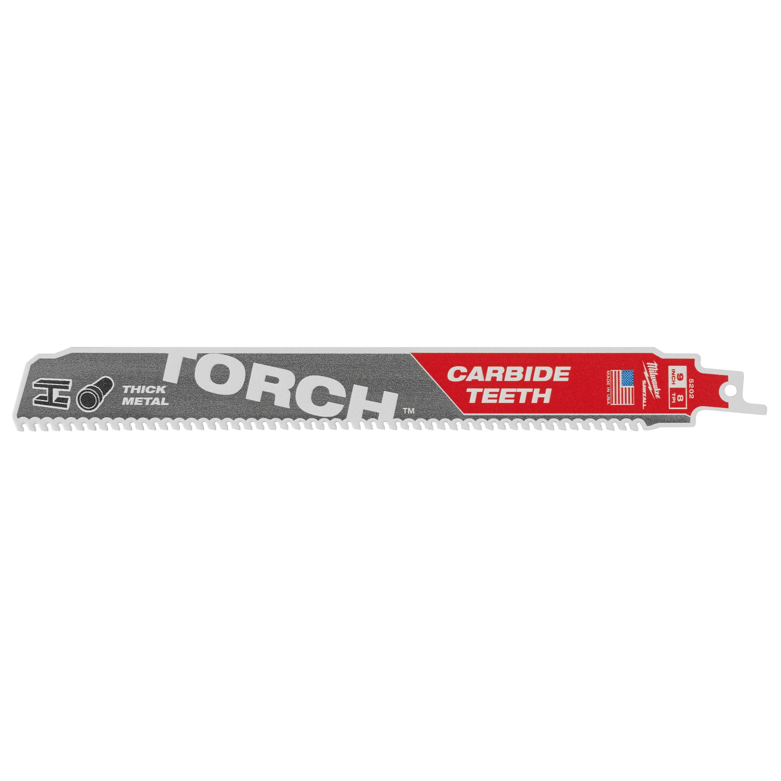 Lame scie sabre TCT TORCH 230 mm x 7 TPI - 5 pièces - MILWAUKEE - 48475502 - Image 1