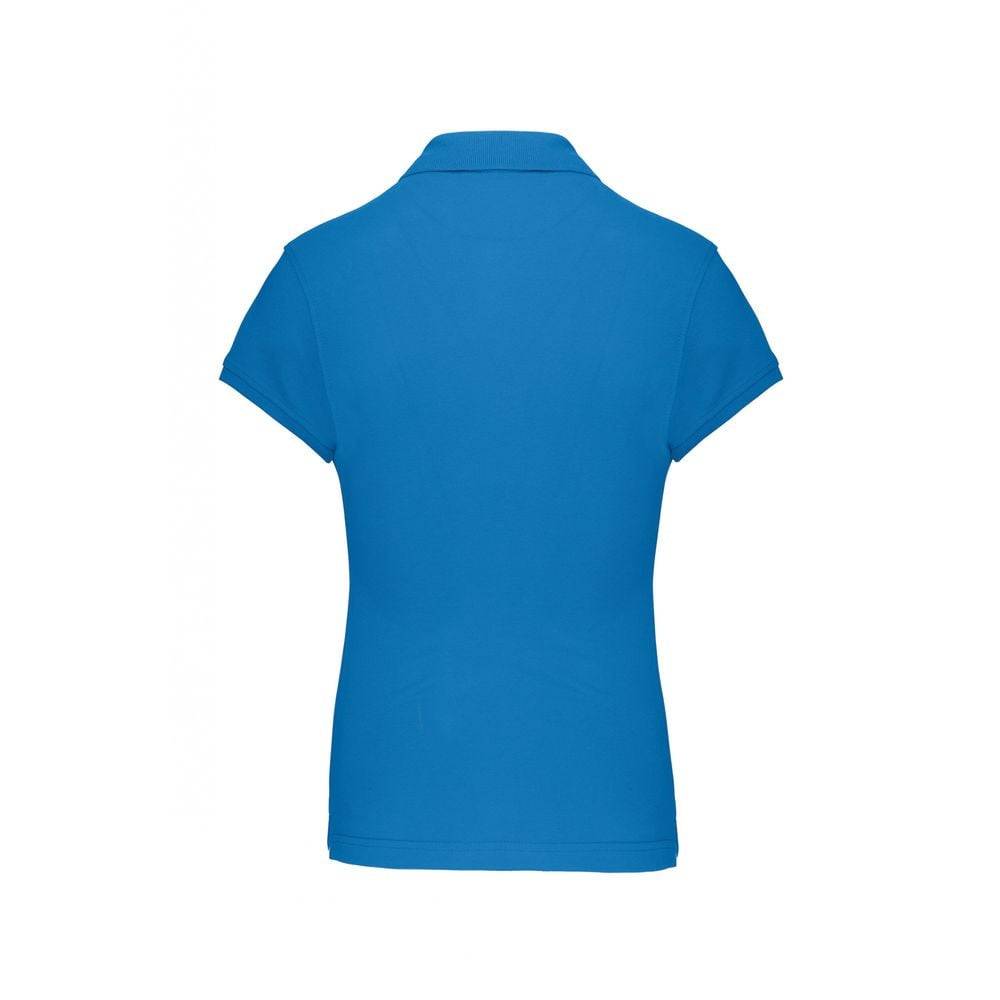 Polo de travail femme Kariban 100% coton Bleu Tropical S - Image 2