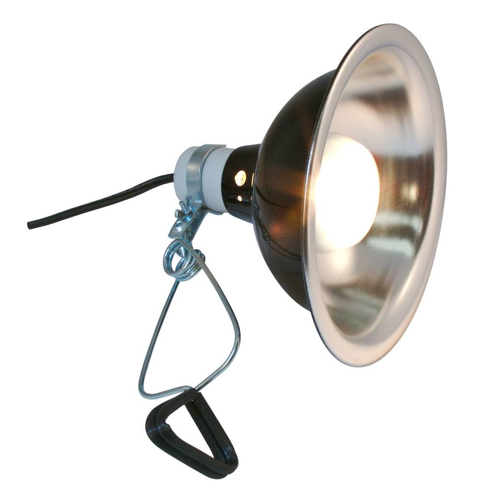 Zoomed - Zoo Med - Support de lampe Zoomed Deluxe Porcelaine Clamp Lampe 25 cm pour terrarium