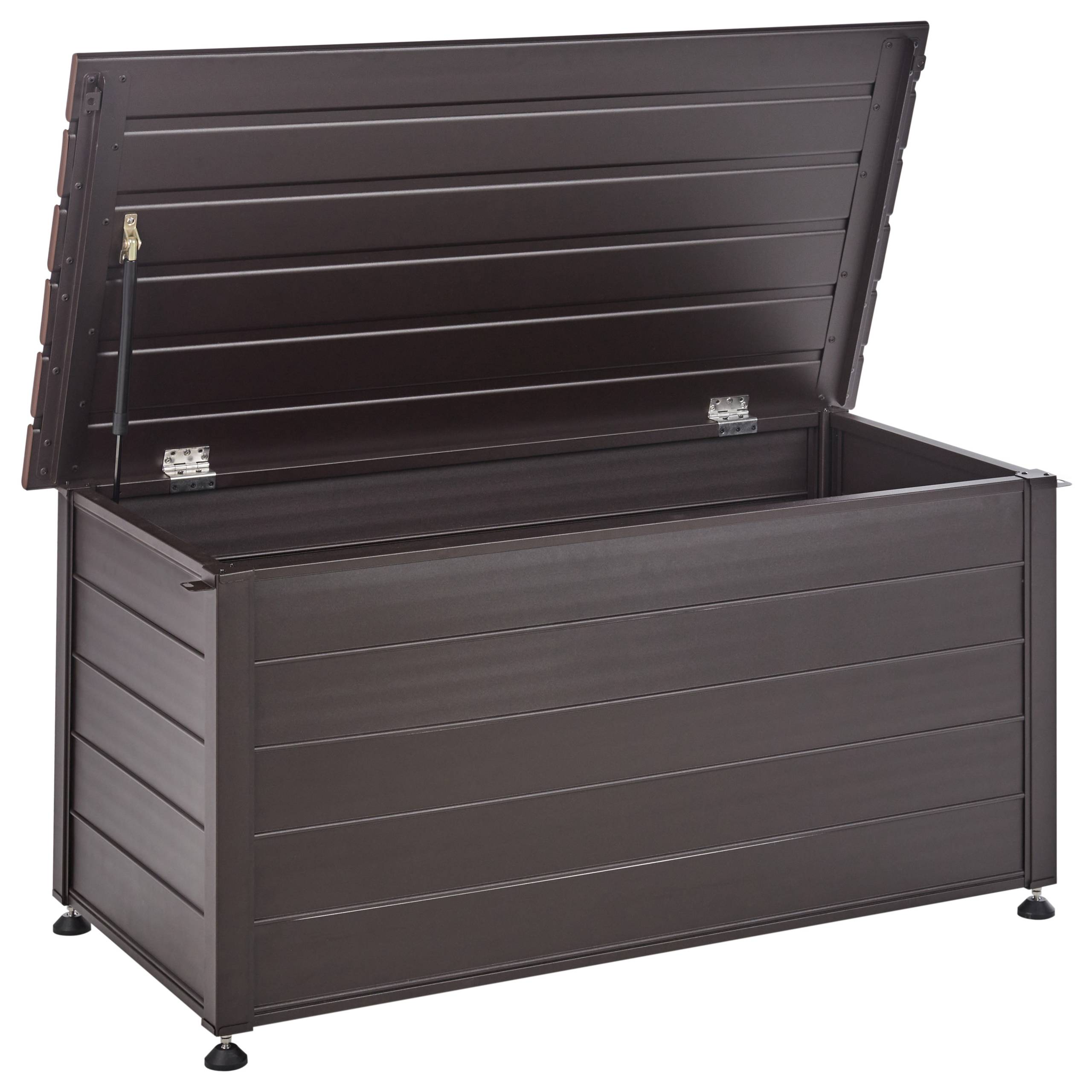 Beliani - Coffre Aluminium Marron foncé CAMPALTO - Beliani - Imagen 2