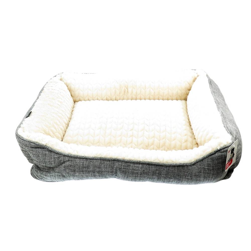 Panier Zupo rectangle gris 50 x 70 cm, pour chien - Imagen 1