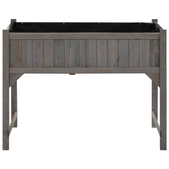 ComfortXL - Carré potager sur pieds avec serre bois de sapin pour balcon Gris – ComfortXL Outdoor Living - Image 7