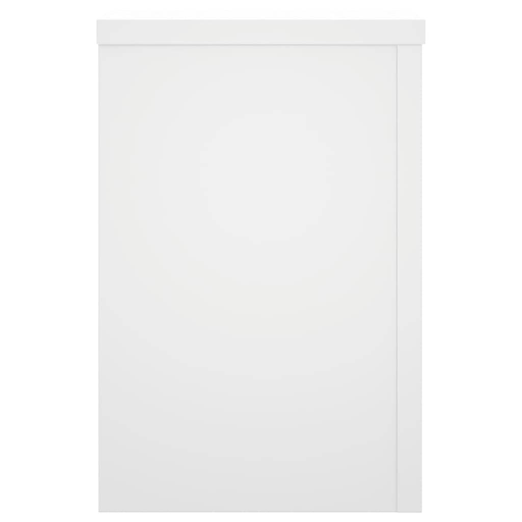 Vidaxl - Supports pour plantes 2 pcs blanc 20x20x30 cm bois d'ingénierie vidaXL 852897 - Image 6
