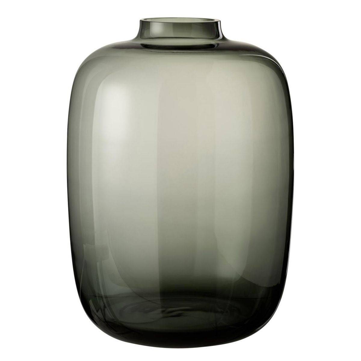 J-Line - Vase Design en Verre "Cleo" 45cm Gris - Image 1