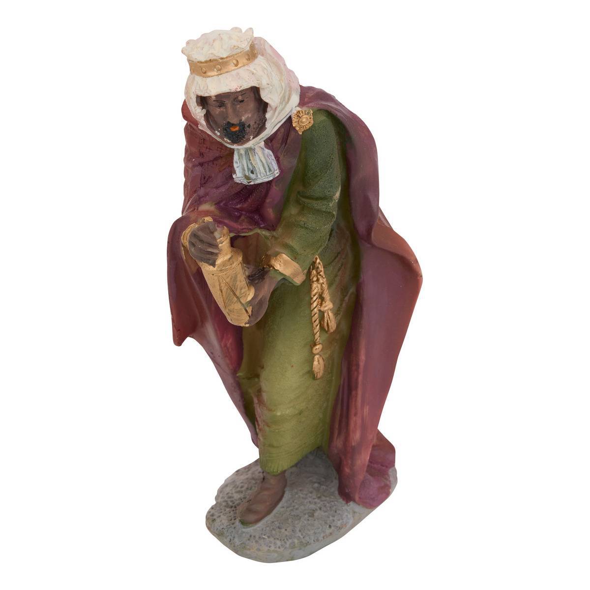 Atmosphera - Santon pour crèche de Noël H.20cm résine assorti - Atmosphera Créateur d'intérieur