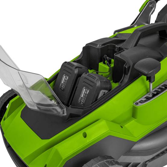Tondeuse à gazon 40V - Brushless 2 Batteries lithium 6.0Ah Chargeur Double 800m2 -VITO - Imagen 6