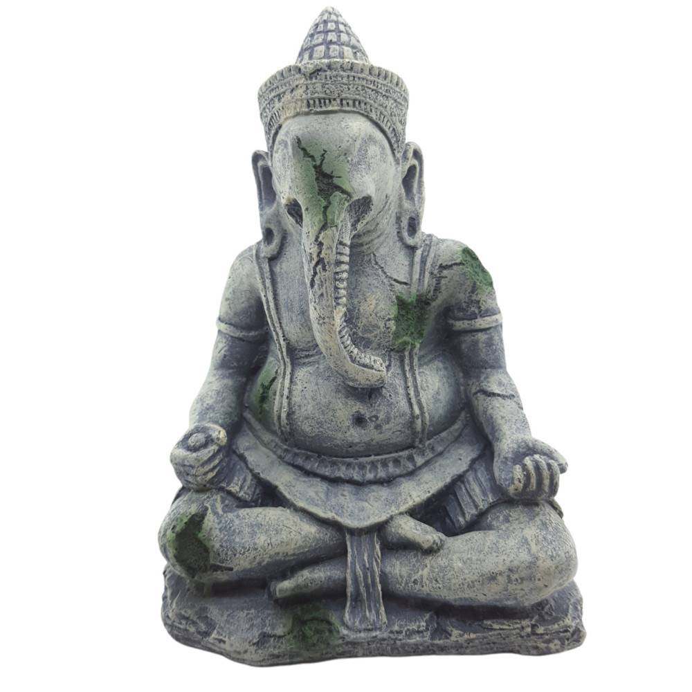 Statue Éléphant, hauteur 16.5 cm, décoration aquarium - Imagen 1