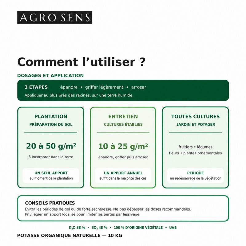 Potasse organique à base de vinasse de betterave - Agro Sens - 15 kg - Image 4
