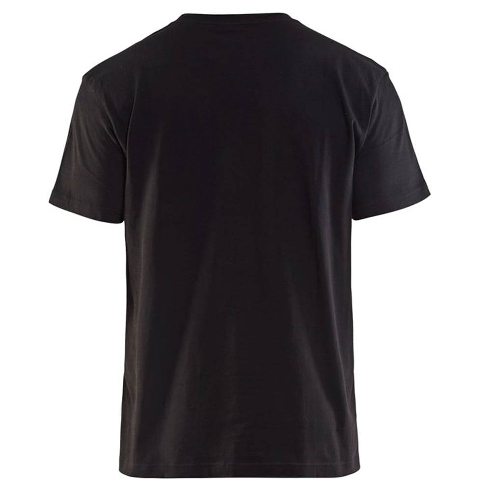 Blaklader - T-shirt Blaklader bicolore Noir Epaules Rouges 4XL