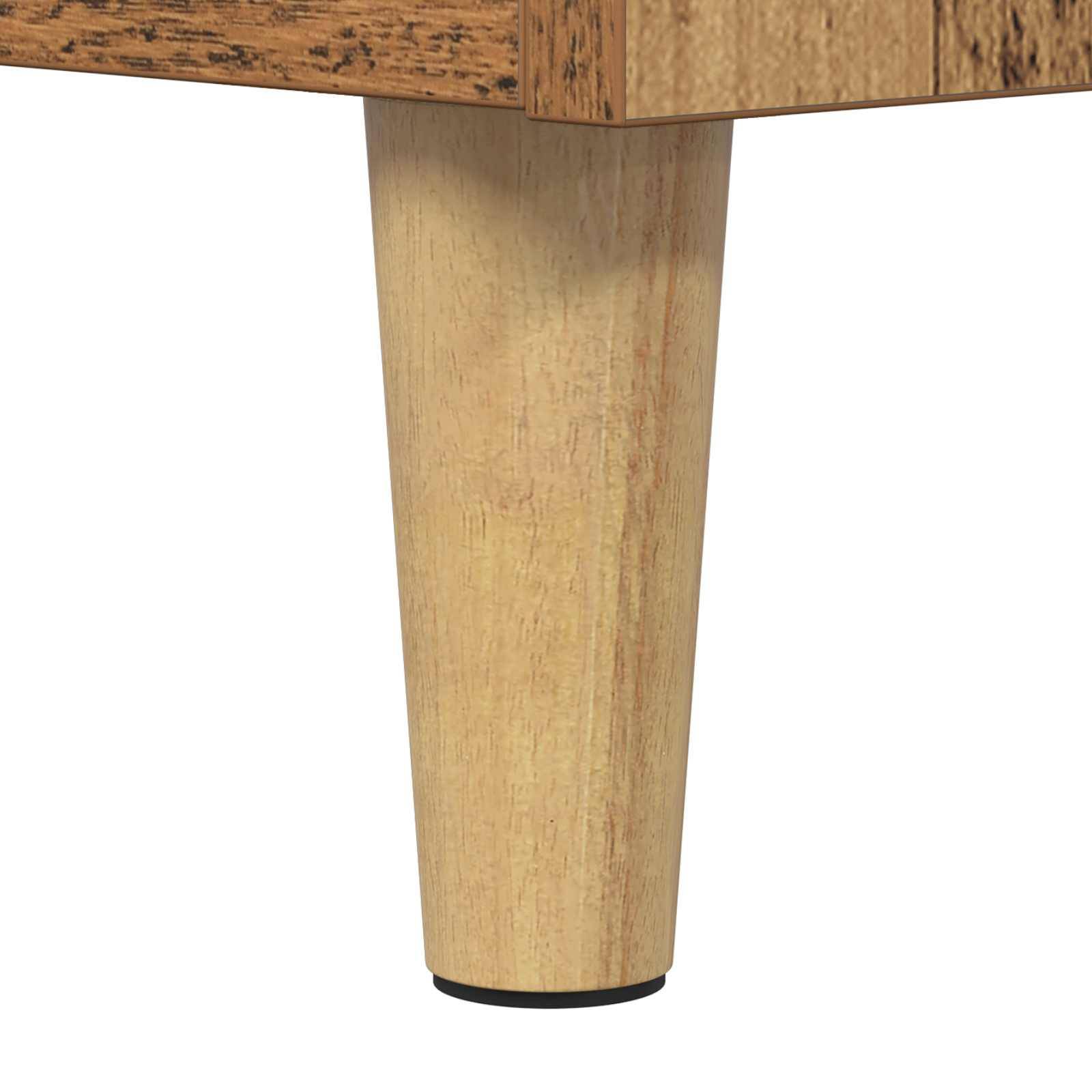 Grande Maison Chat Bois Ancien Brun 72cm pour Grand Chat Déco Salon - ComfortXL Outdoor Living - Image 8