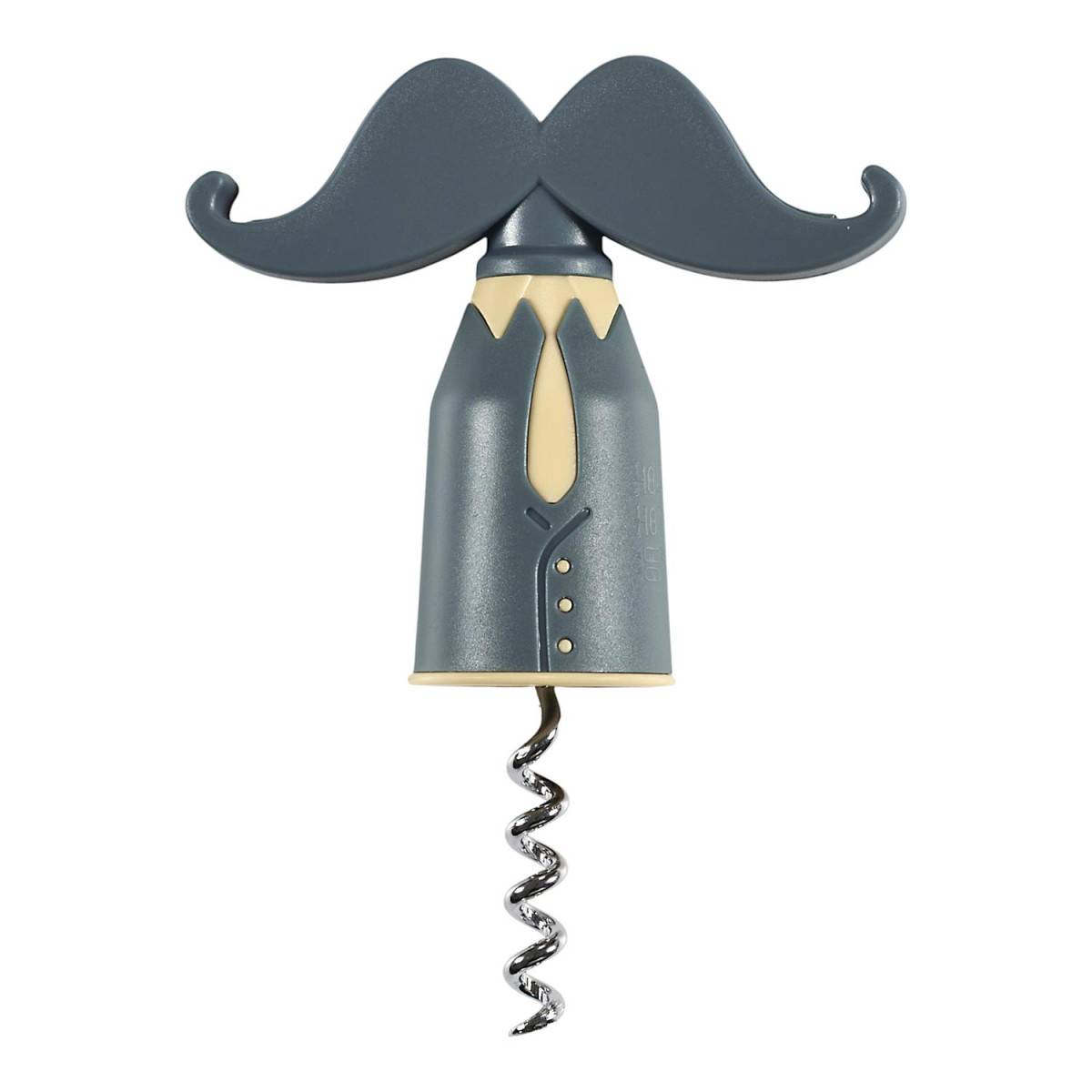 Cook Concept - Tire-Bouchon Design "Moustache" 13cm Gris