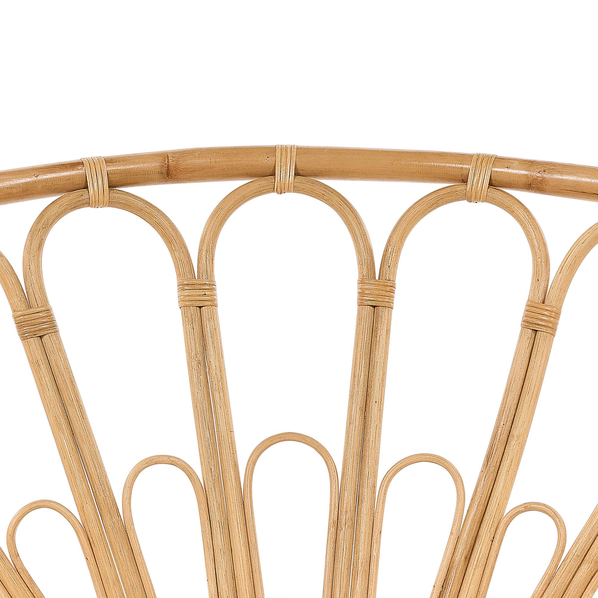 Beliani - Chaise longue de jardin Rotin Naturel ROSSANO - Beliani - Imagen 8