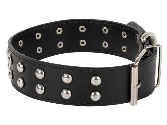 Collier chien clouté cuir eco réglable L - Image 6