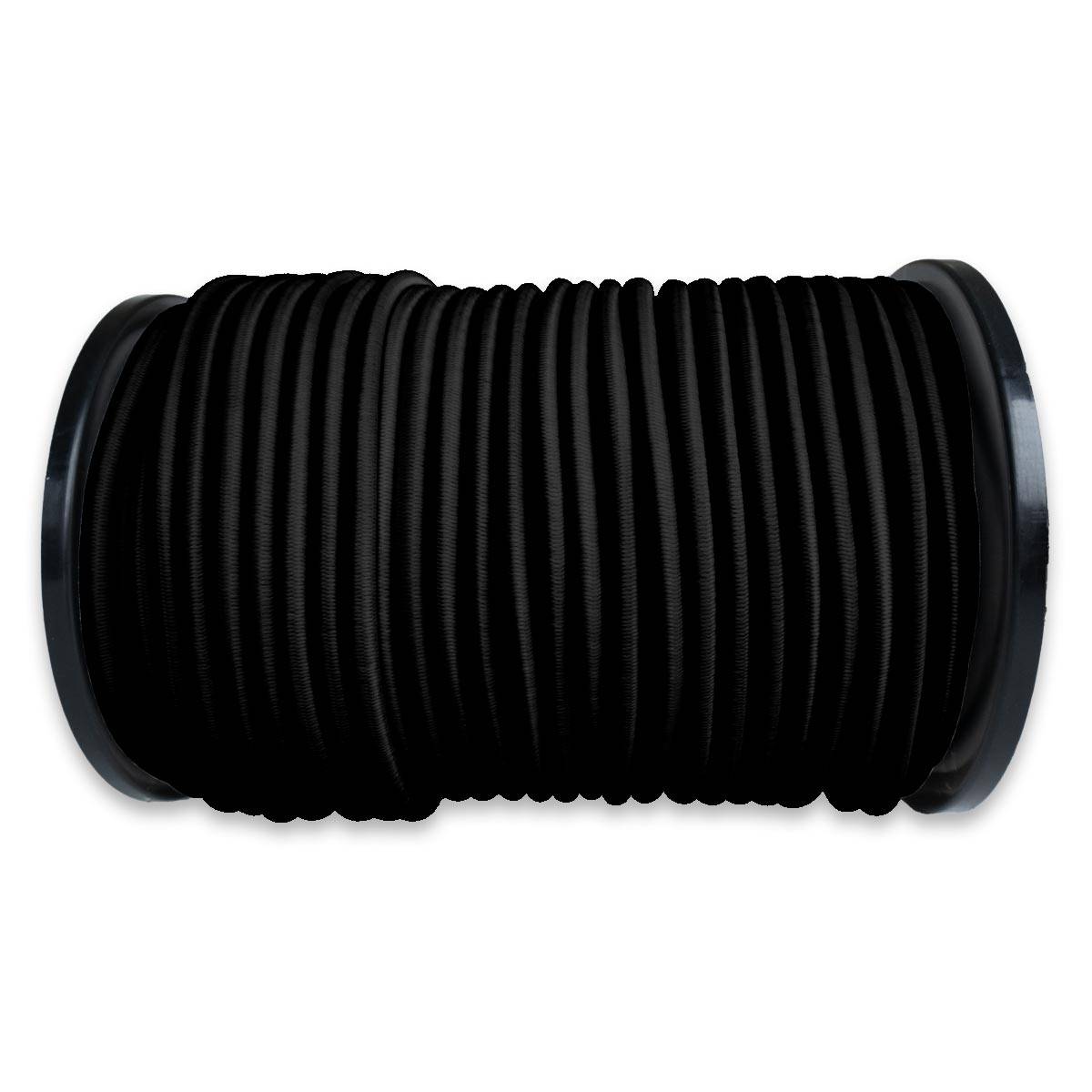 Sandow élastique Noir 100 mètres 9SW - Qualité PRO - Tendeur pour bâche de diamètre 9 mm TECPLAST - Imagen 6