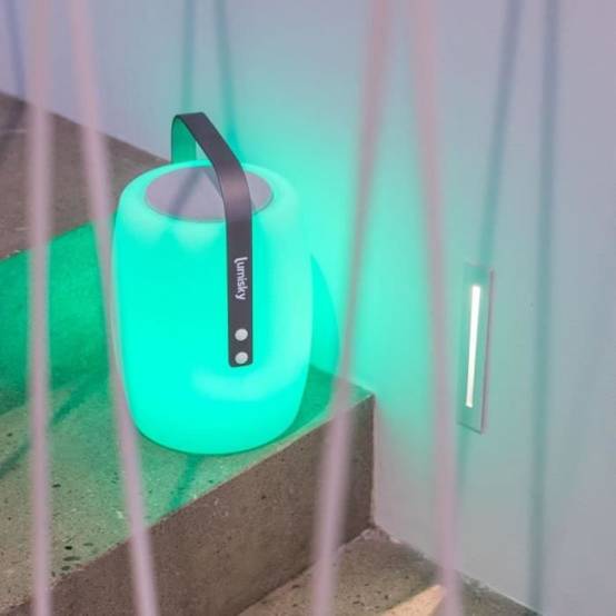 Lumisky - Lampe enceinte bluetooth sans fil - LUMISKY - LUCY PLAY - H31 cm - LED blanc et multicolore dimmable - Image 6