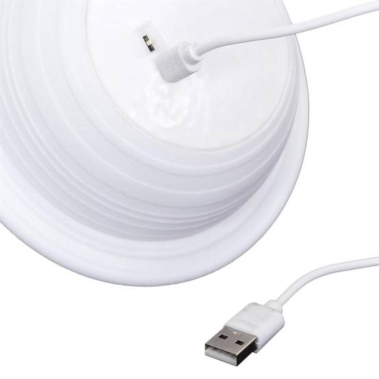 The Home Deco Factory - Lampe ronde avec support en bois Saturne - Image 5