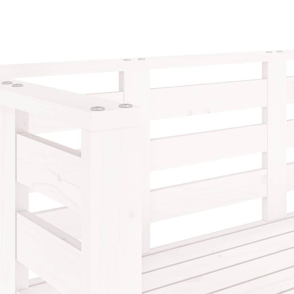 Prolenta Premium - Banc de jardin Blanc 53 X 112 cm - Prolenta Premium - Image 7