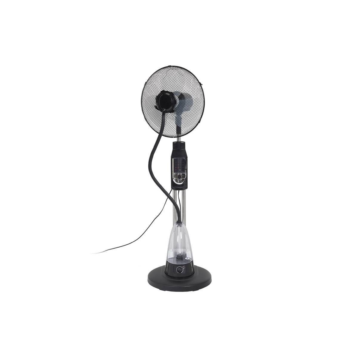 Ventilateur Brumisateur "Télécommande" 130cm Noir - Image 2