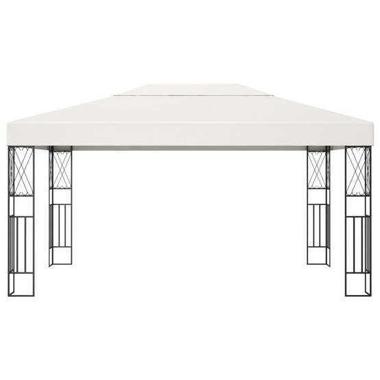 Tonnelle - Tente de réception - Barnum 3x4 m Crème Tissu - MEUBLE PRO - Image 1