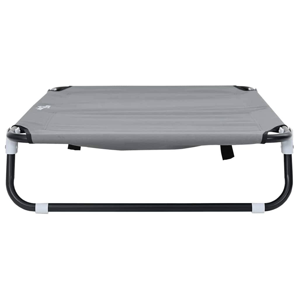 Lit de camp pliable pour chien en tissu Oxford pour voyage Gris 105x65 cm – ComfortXL Pet Living - Image 5