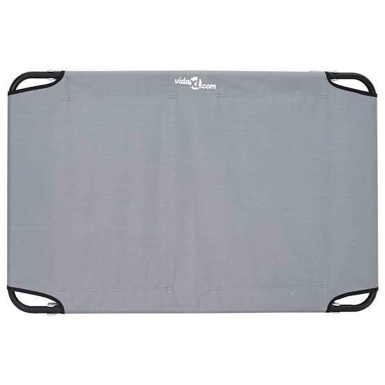 Lit de camp pliable pour chien en tissu Oxford pour voyage Gris 105x65 cm – ComfortXL Pet Living - Image 6