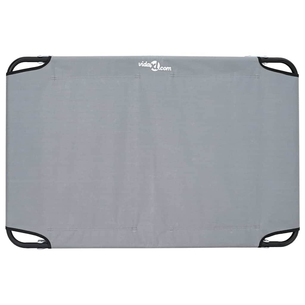 Lit de camp pliable pour chien en tissu Oxford pour voyage Gris 105x65 cm – ComfortXL Pet Living - Image 6