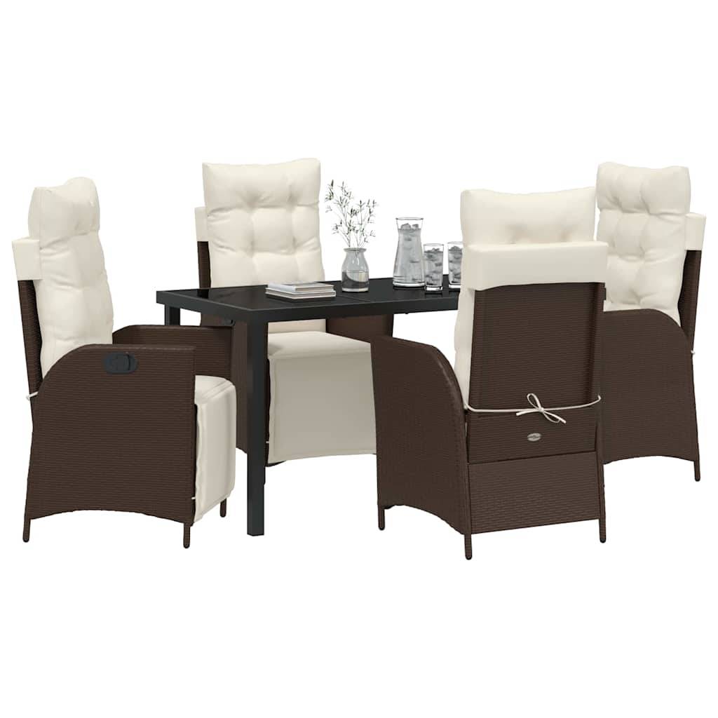 ComfortXL - Salon de jardin 4 places en polyrotin durable avec sièges confortables Marron – ComfortXL Outdoor Living - Image 3