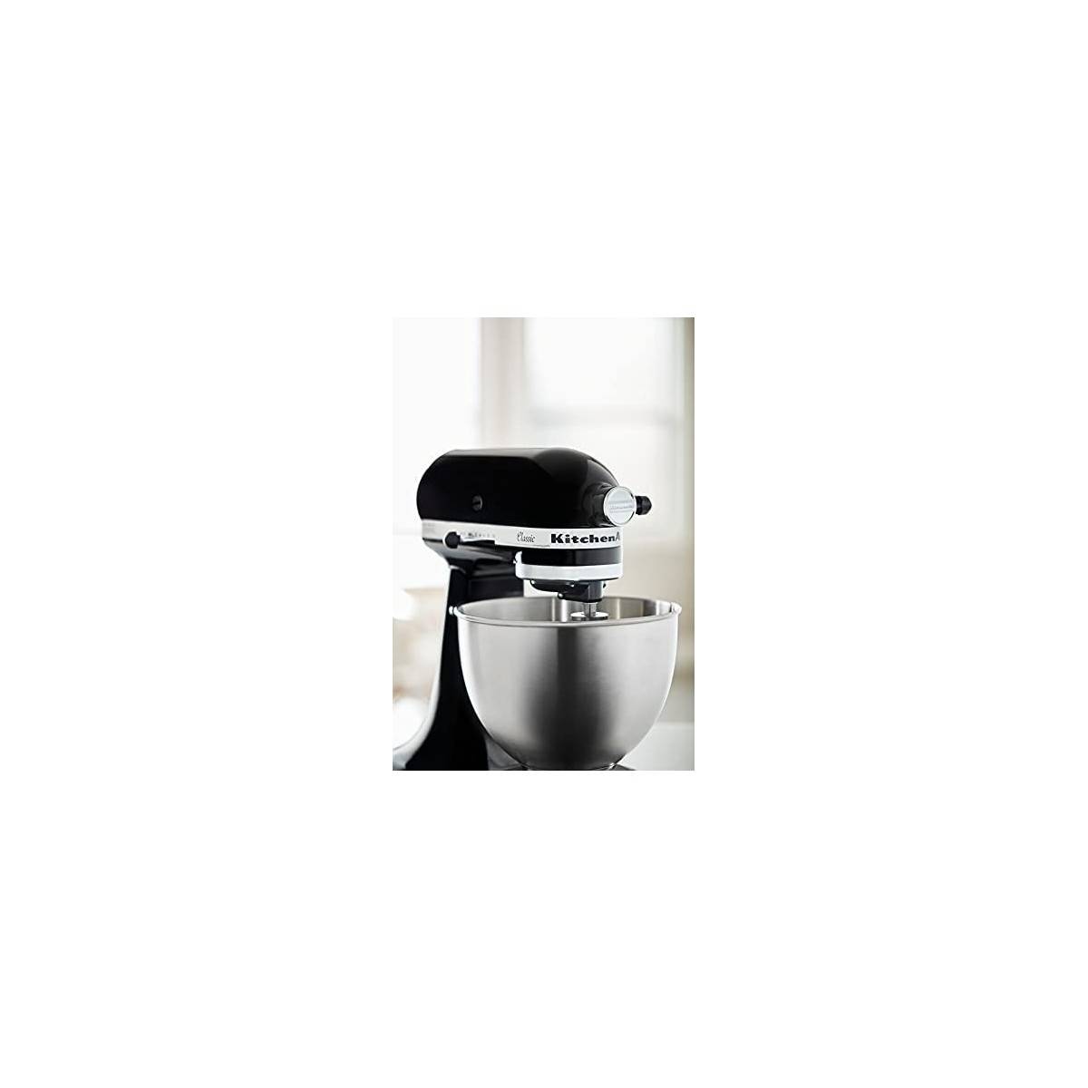 Robot pâtissier KitchenAid Classic Noir 4,3L 10 vitesses Accessoires inclus 5K45SSEOB - Imagen 5